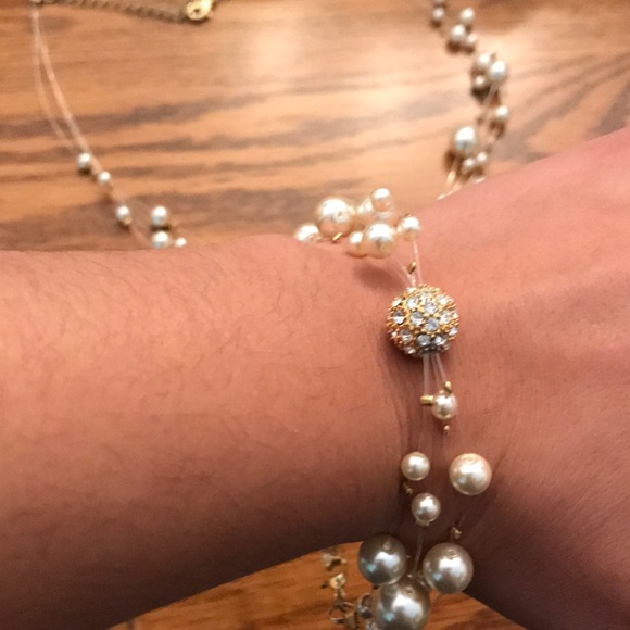 ✨NEW Pearl Necklace & Bracelet Set - Picture 5 of 5